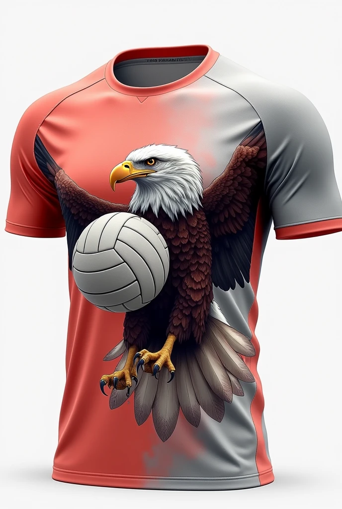 Team jersey with a hawk drawn on it