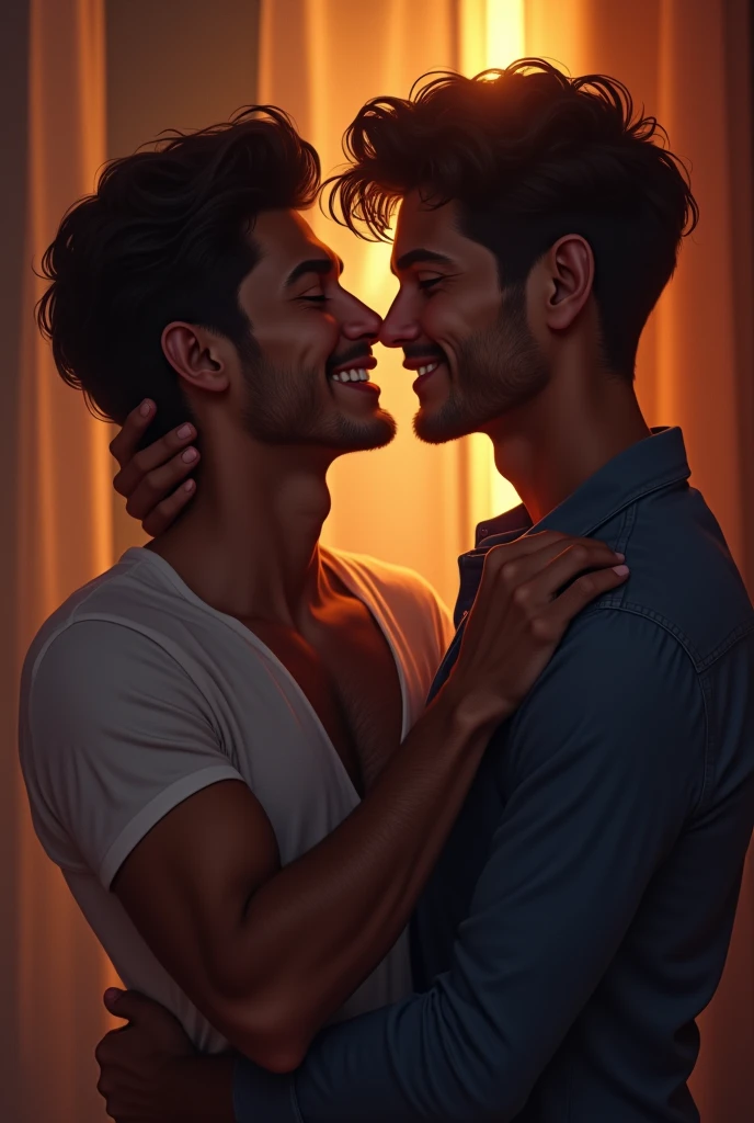 Jake Andrich with his boyfriend gay