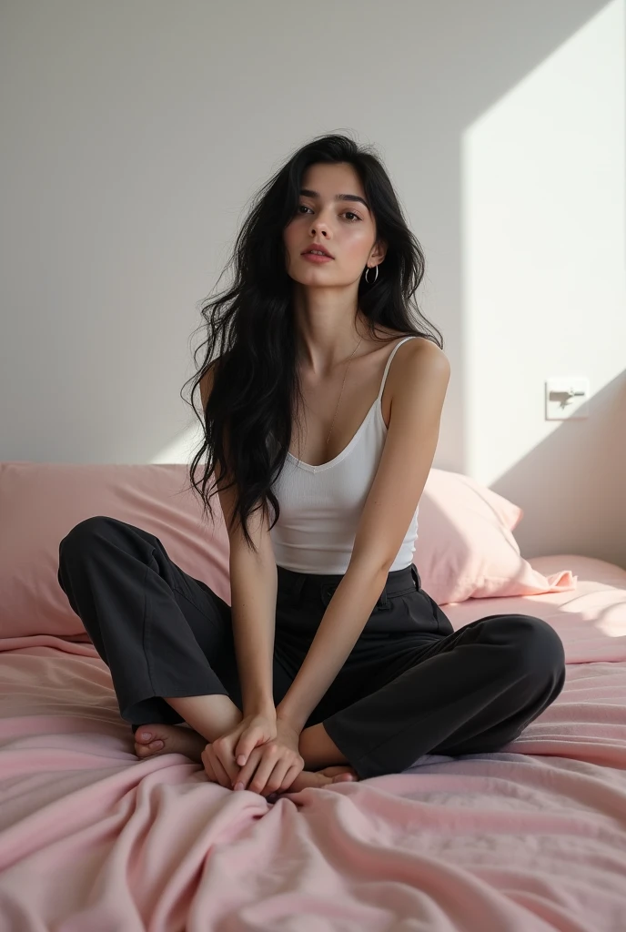 A girl getting periods