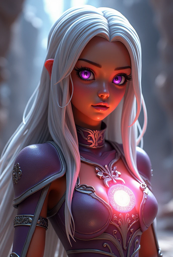 a fantasy epic illustration ((Larry Elmore style: 1.5)) of a drow elf thief holding a large diamond in a vault, a female drow  elf thief, full body, small pointy ears, dynamic hair color, dynamic hair style,  ultra detailed face, wearing white leather leotard, white leather pants, busty, small cleavage, high heel boots, she is happy for reaching her goal, success, holding a large sized (red diamond: 1.3), brilliant diamond, many facets, many colors diamond, fantasy safe vault background, torchlight, vibrant, Ultra-high resolution, High Contrast, (masterpiece:1.5), highest quality, Best aesthetics), best details, best quality, highres, 16k, [ultra detailed], masterpiece, best quality, (extremely detailed) RAW, (ultra details, Masterpiece, best quality), diamondWM, Cinematic Shot