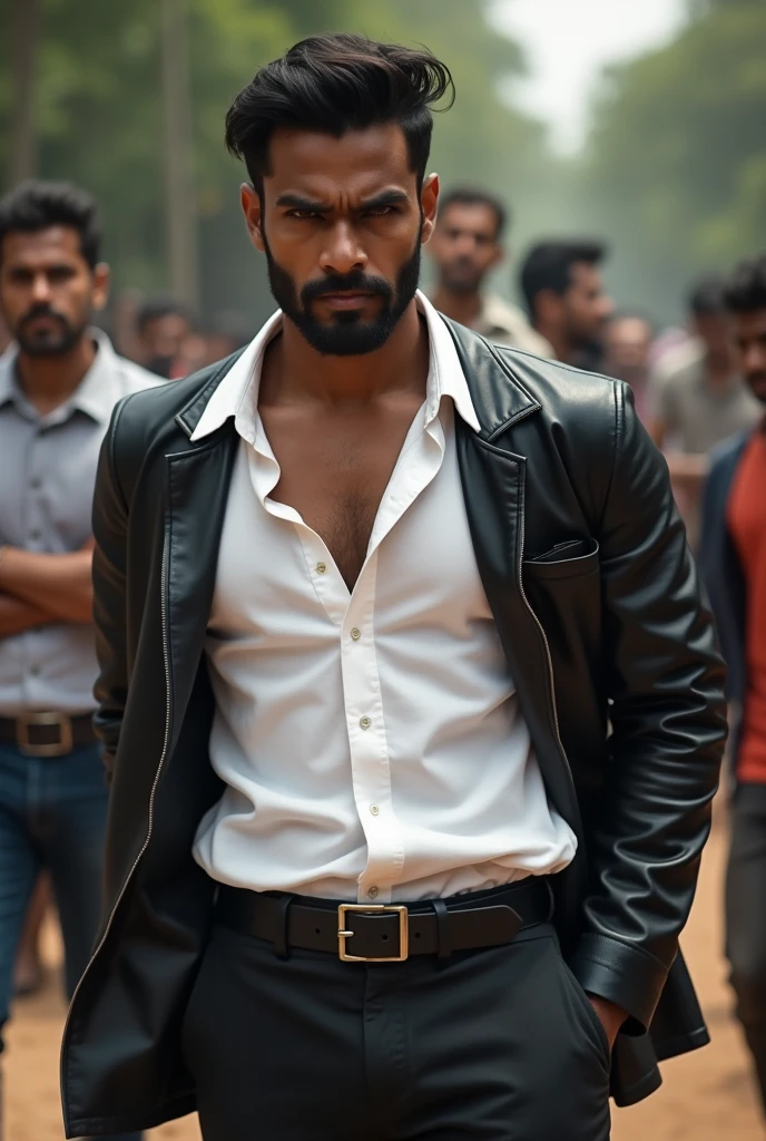 Make an anima a man that leader a group of gangster in India.