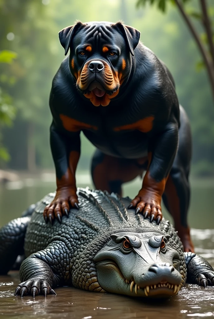 a large alligator is fucking a small dog cub on a riverbed, river, forest, feral, animal penis, tapering penis, (((duo, anal sex, anal penetration, size difference, ridiculous fit, large penetration, big penis, chair position, urine, stomach bulge, deep penetration, hyper stomach bulge, hyper penetration, prolapsed anus, hyper threading, in mouth, oral, all the way through, tapering penis from mouth)))