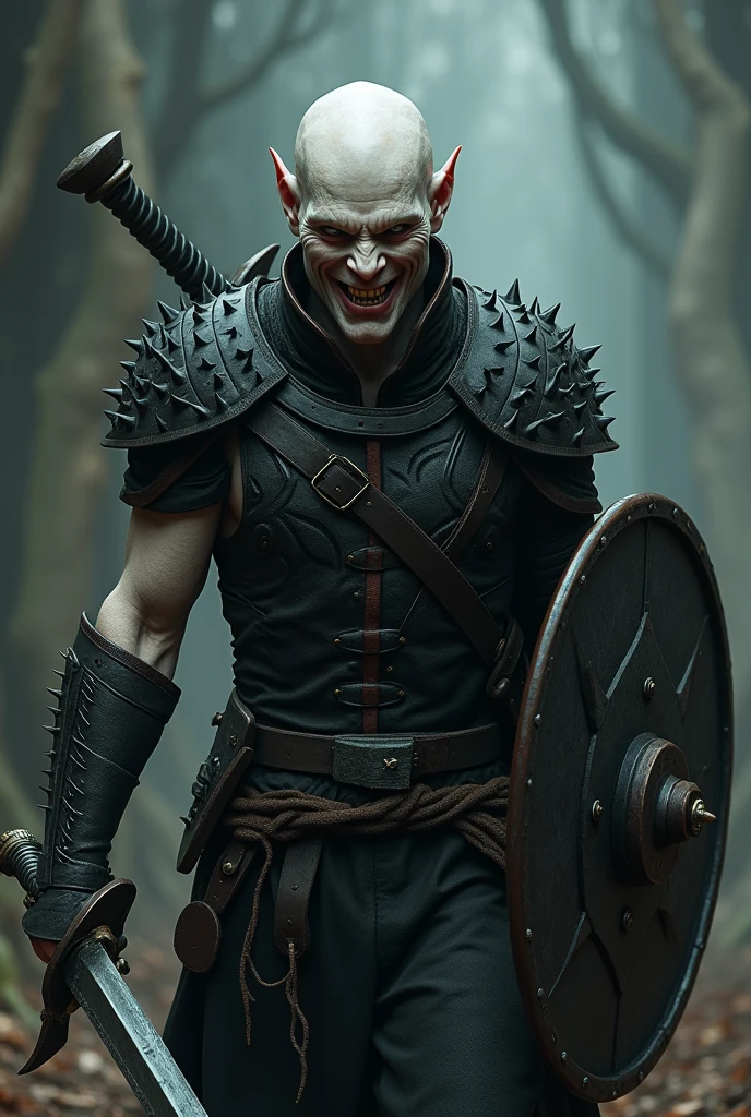 Zombie with leather armor