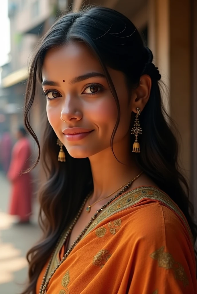 8k portrait of beautiful cyborg with brown hair, Indian girl, intrincado,  medio cuerpo, elegante, Altamente detallado, majestuoso, digital photography, Arte de Artgerm y Ruan Jia y Greg Rutkowski pintura surrealista filigrana mariposa dorada, vidrios rotos, (Obra maestra, sidelit, Hermosos ojos finamente detallados: 1.2), HDR, (Detailed background window to a new dimension, Plantas y flores:0.7) infinidad, infinite symbol, Piel detallada
