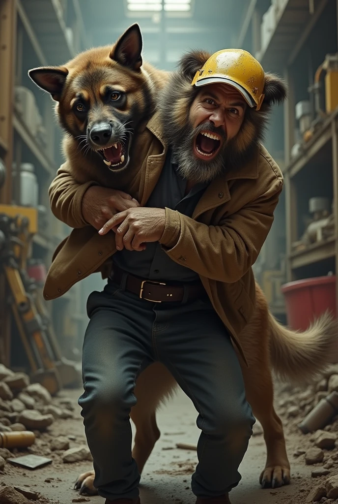 angry panting, realistic, blush, anthropomorphic, muscular, submissive scared furry wolf with tail wear construction worker outfit, blue eyes, furry tail furry, (by zaush, (soft shading), 4k, hi res, lustful expression face, barring teeth, detailed eyes, 8k eyes, eyes focus, colorful eyes, sweat, fucked from behind in anus, anal penetration, deep penetration, anal fucking, rough domination, anal sex, erect penis, cum on face, cum on wall, long tails, dominant furry male, orange eyes, anthro_wolf, anthro duo, muscular, handsome, large erect penis, canine cock, large genitals, balls shown, balls, tails shown, annoyed face, love bite, blushing, excessive cum, unzipped pants, pants pulled down, gay construction site, broken used condoms on the ground, anal rape, random male wolf observing from in the background shown clearly, naked_shirt, construction site, construction hard hat, yellow hard hat,