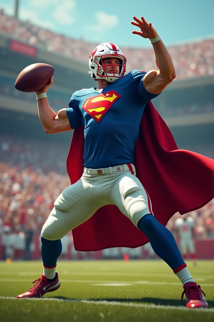 An image for an NFL fantasy team called Allen Avengers as Josh Allen as a figure