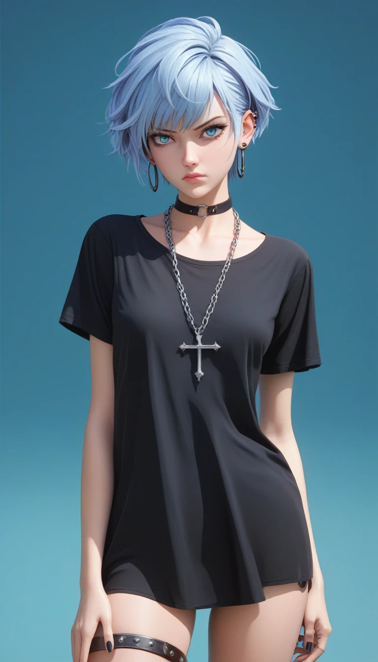 Scull on a chain