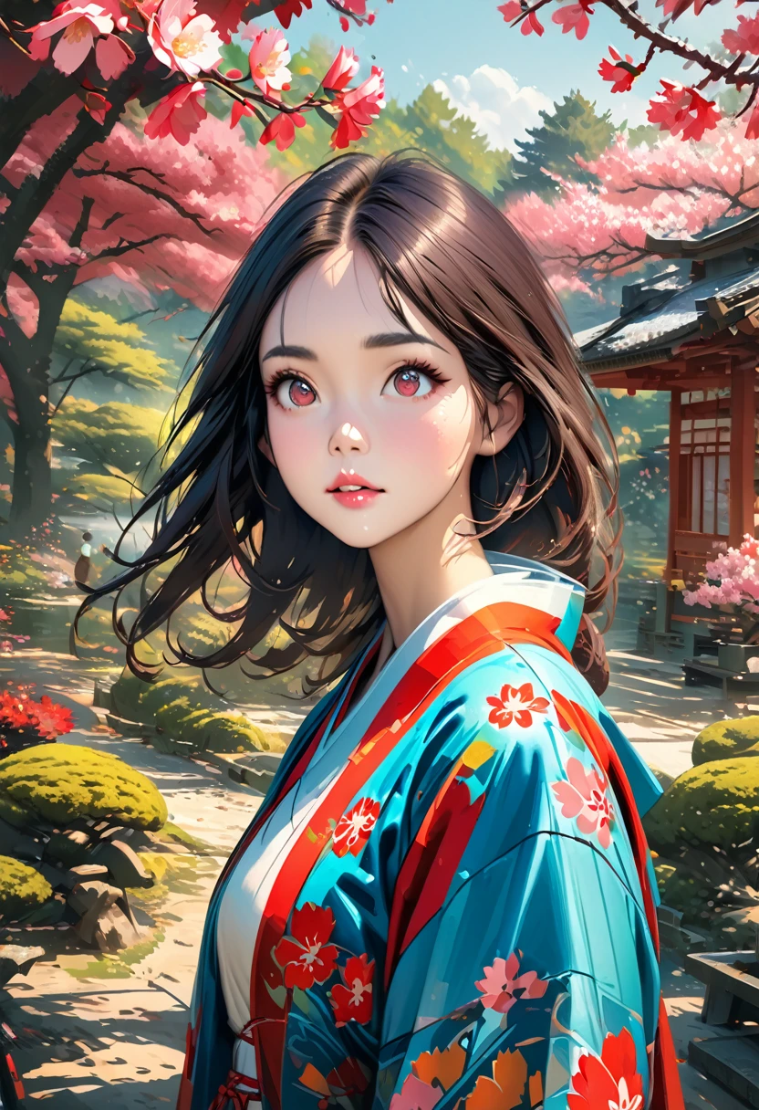 create me a Hanako-san, from Japanese legends