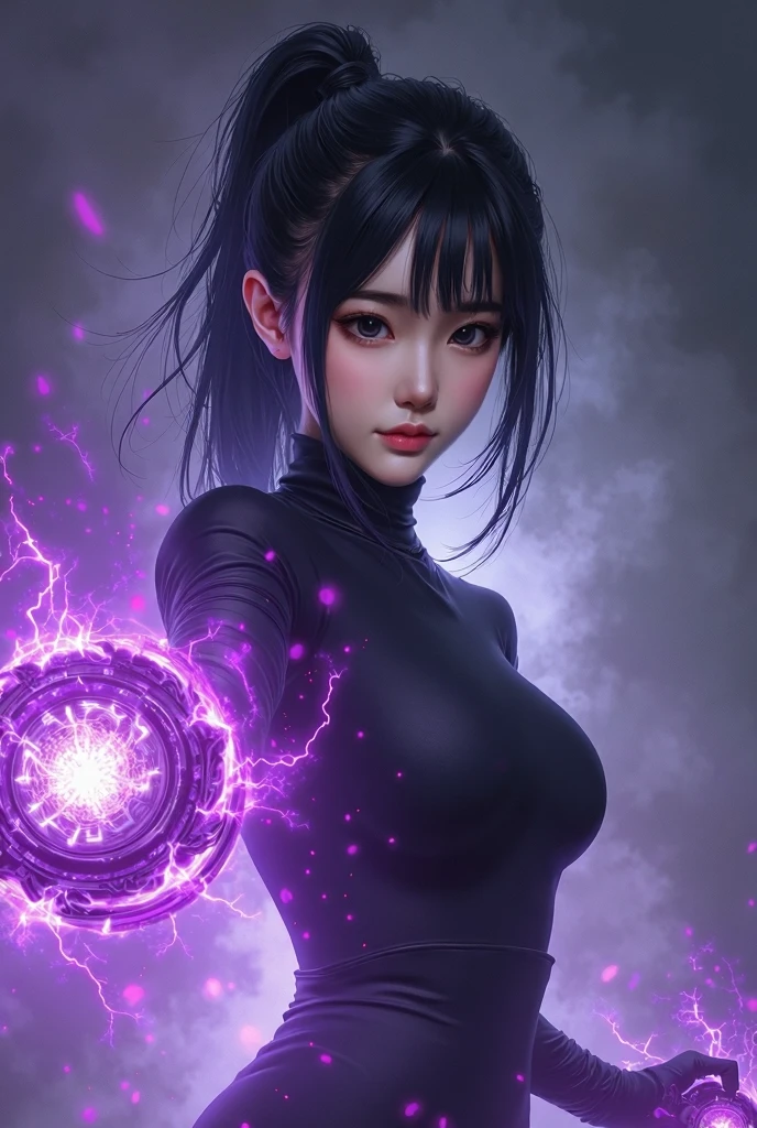 a close up of a woman holding a glowing ball in her hand, Art germ. anime illustration, extremely detailed artgerm, Phlegm sputum, phlegm | Art germ, artgerm detailed, Artgerm and Ruan Jia, IG model | Art germ, Ruan Jia and Artgerm, artgerm julie bell beeple, artgerm style(Right fingers),(Refined hand structure,Detailed portrayal)