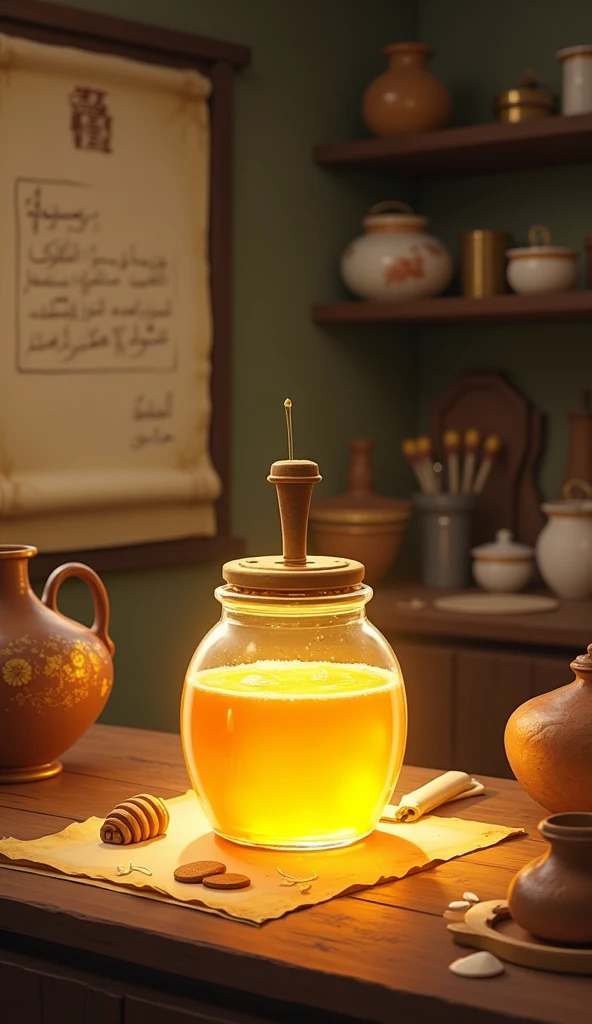 I can’t create images directly, but I can describe one that you might use for the prompt:
1. **Background**: Use an ancient Egyptian theme with hieroglyphics or a pyramid in the background.
2. **Centerpiece**: Display an old, ornate jar of honey with a golden glow, perhaps with some honey drizzling out.
3. **Text Overlay**:
- Top: “Did You Know?”
- Middle: “Honey Never Spoils!”
- Bottom: “3,000-Year-Old Honey Still Edible!”
4. **Additional Elements**: Add a small, illustrated archeological dig scene or an ancient Egyptian tomb in the corner for context.
5. **Call to Action**: Include a “Like & Subscribe” button or icon to encourage viewer engagement.
You can use tools like Canva or Adobe Spark to create this visual with these elements.