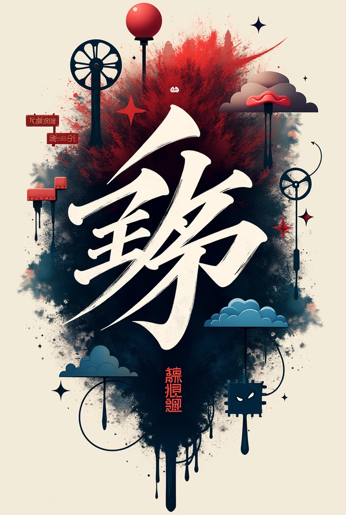 Ink font,bloody