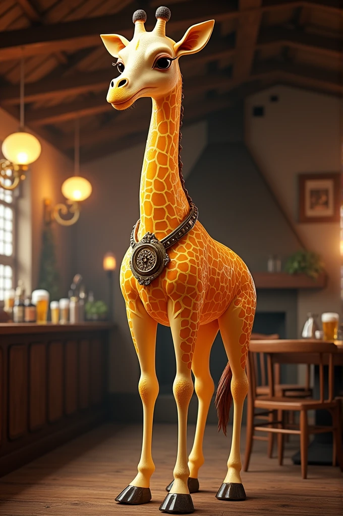 animal, drunk giraffe in a bar,
cartoon, highly detailed, 4k