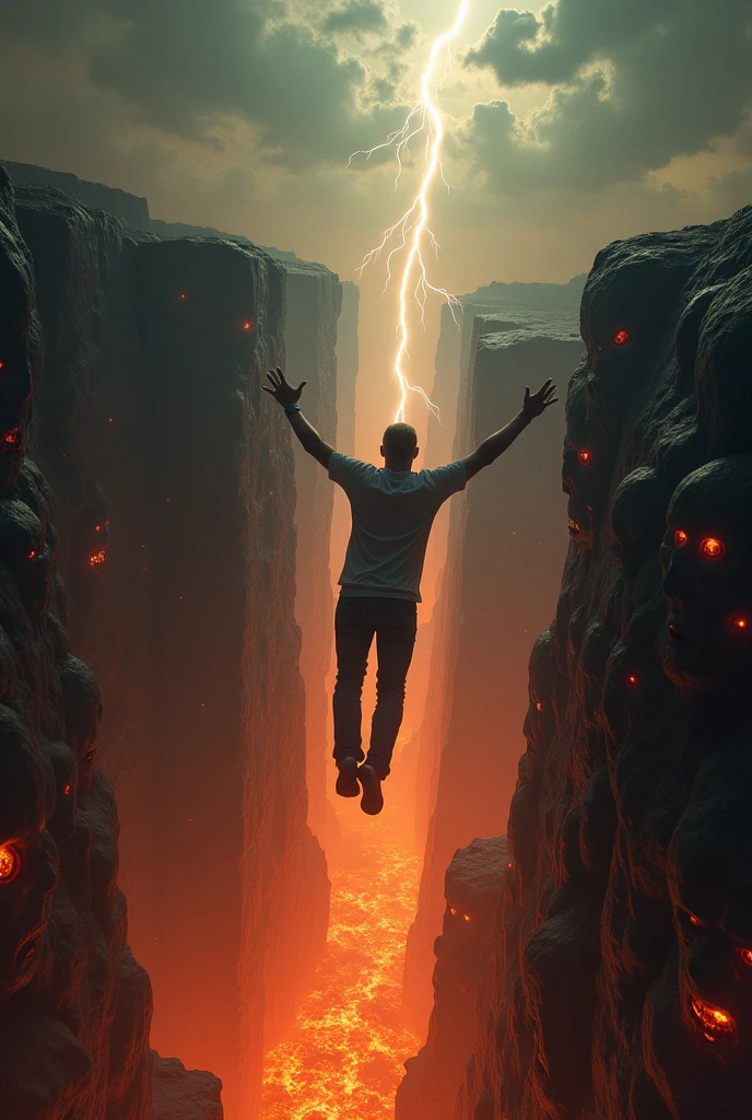 Dreadful put of the glowing flames of the wrath of god; there is nothings between you and hell but the air; god should withdraw his hand; the thin air to hold up a person that is suspended in it; restraining hand of god
