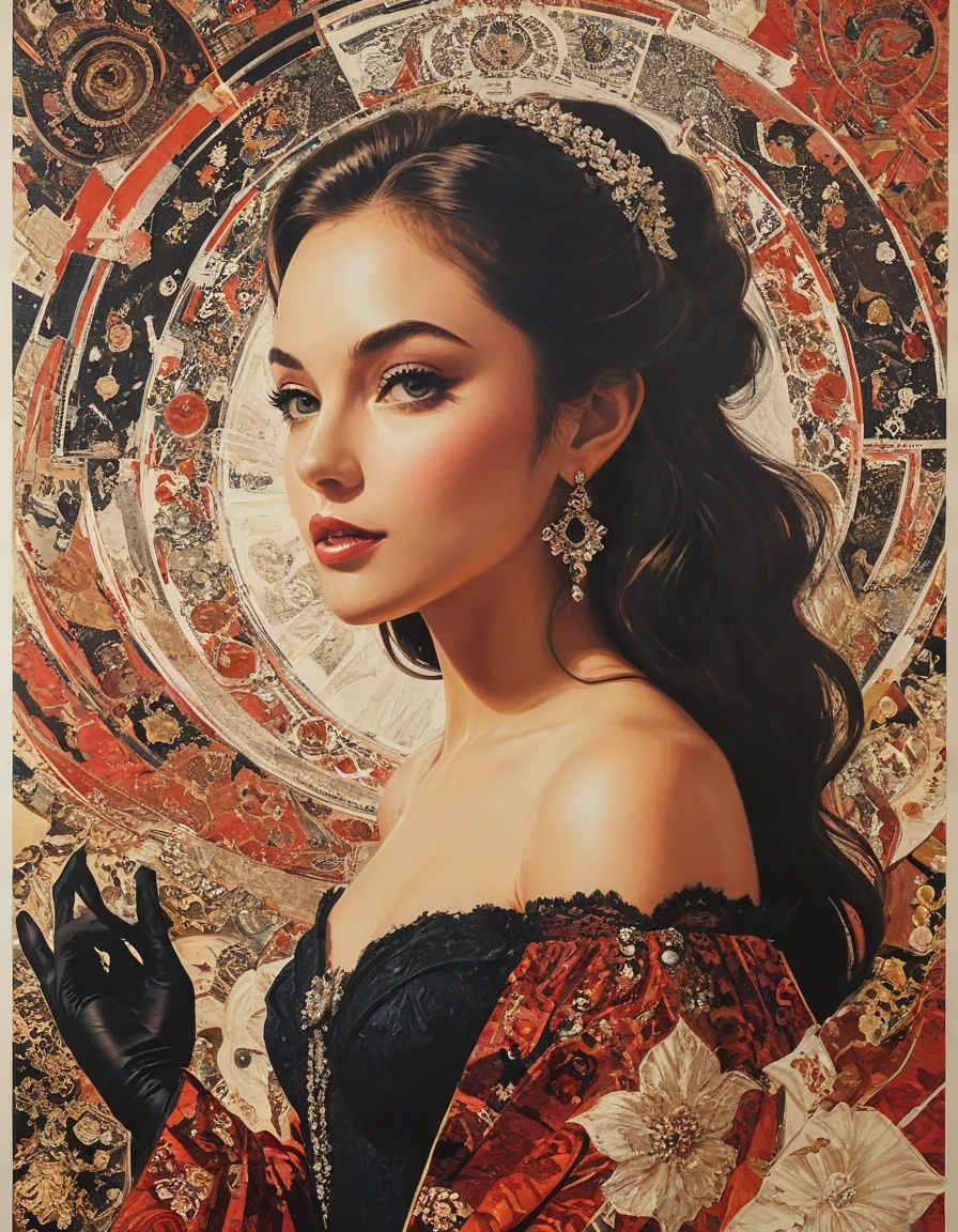 (((Official Art, unity 8k wallpaper, Very detailed, beautifully、aesthetic, masterpiece, highest quality))), (zenTangle, Mandala, Tangle, enTangle), (Fractal Art:1.3) , (((One perfect girl))), (Very detailedな裸), Dynamic Angle, Cowboy Shot, The most beautiful form of chaos, elegant, Brutal Designer, Bright colors, Romanticism, James Jean, Robbie Dowie Anton, Ross Tran, Francis Bacon, Michael Mraz, Petra Cortright, Gerhard Richter,Ashley Wood, Ecstasy,mysterious,glossy,wonderful,(((Very detailedな指))),Almost naked,flashy,Colorful,Transparent blouse,
