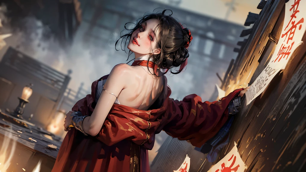 Masterpiece,Best quality, A still from a dark fantasy movie from the 90s,(pastel colour, dim colors, soothing tones:1.5),blend, Medium shot, Bokeh, (hdr:1.4), Masterpiece,conceito, 4K, HD, Cute girl in lingerie, Oriental dancer dress, Bare belly, black colored leggings, (Cinematic, Red and black :0.85), dramatic pose, skinny pants