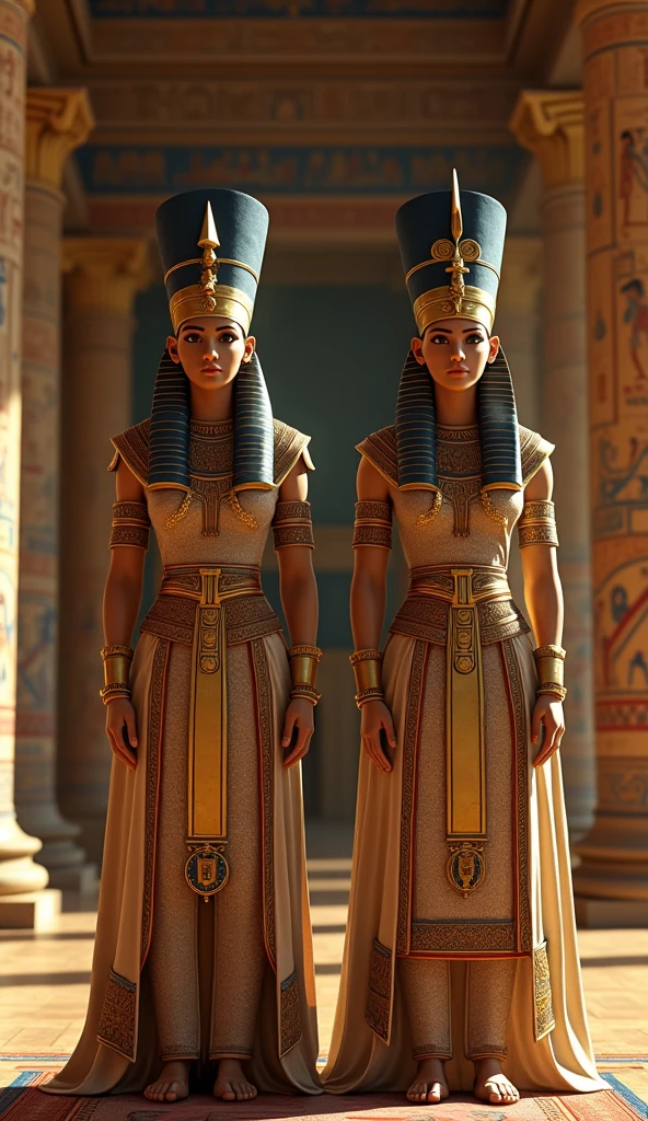 (a large) painting of (Joseph's brothers from Egypt), (detailed, historically accurate), (dynamic poses and expressions), (vibrant colors), (soft lighting), (oil painting:1.1), (realistic, lifelike:1.2), (impressive textures), (faithfully depicting the ancient Egyptian clothing and jewelry), (imposing and regal), (sense of unity and family bond), (intricate patterns on their garments), (distinctive Egyptian backgrounds:1.1), (hieroglyphs), (golden ornaments and accessories), (expressive eyes), (expressions of surprise and forgiveness), (dramatic storytelling), (epochal significance), (masterpiece:1.3), (adds a sense of awe and grandeur).
