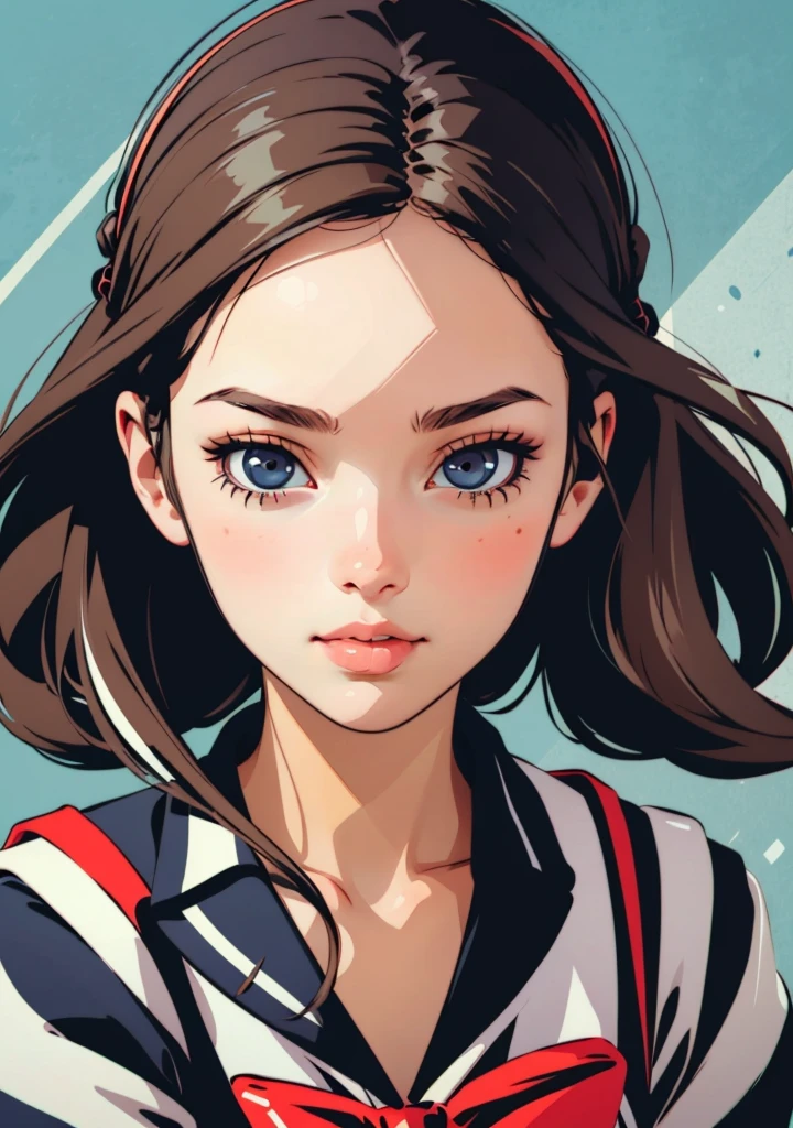 1girl in,Adorable,extremely detailed eye,extra detailed face,very detail hair,8K,resolution,High School Girl,Sailor Uniform, 1girl in,Adorable,extremely detailed eye,extra detailed face,very detail hair,8K,resolution,High School Girl,Sailor Uniform, flat art, 2d art, dynamic art