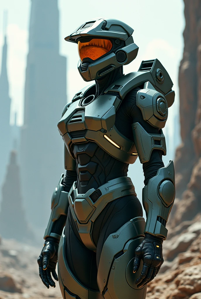 Spartan IV busty woman from behind