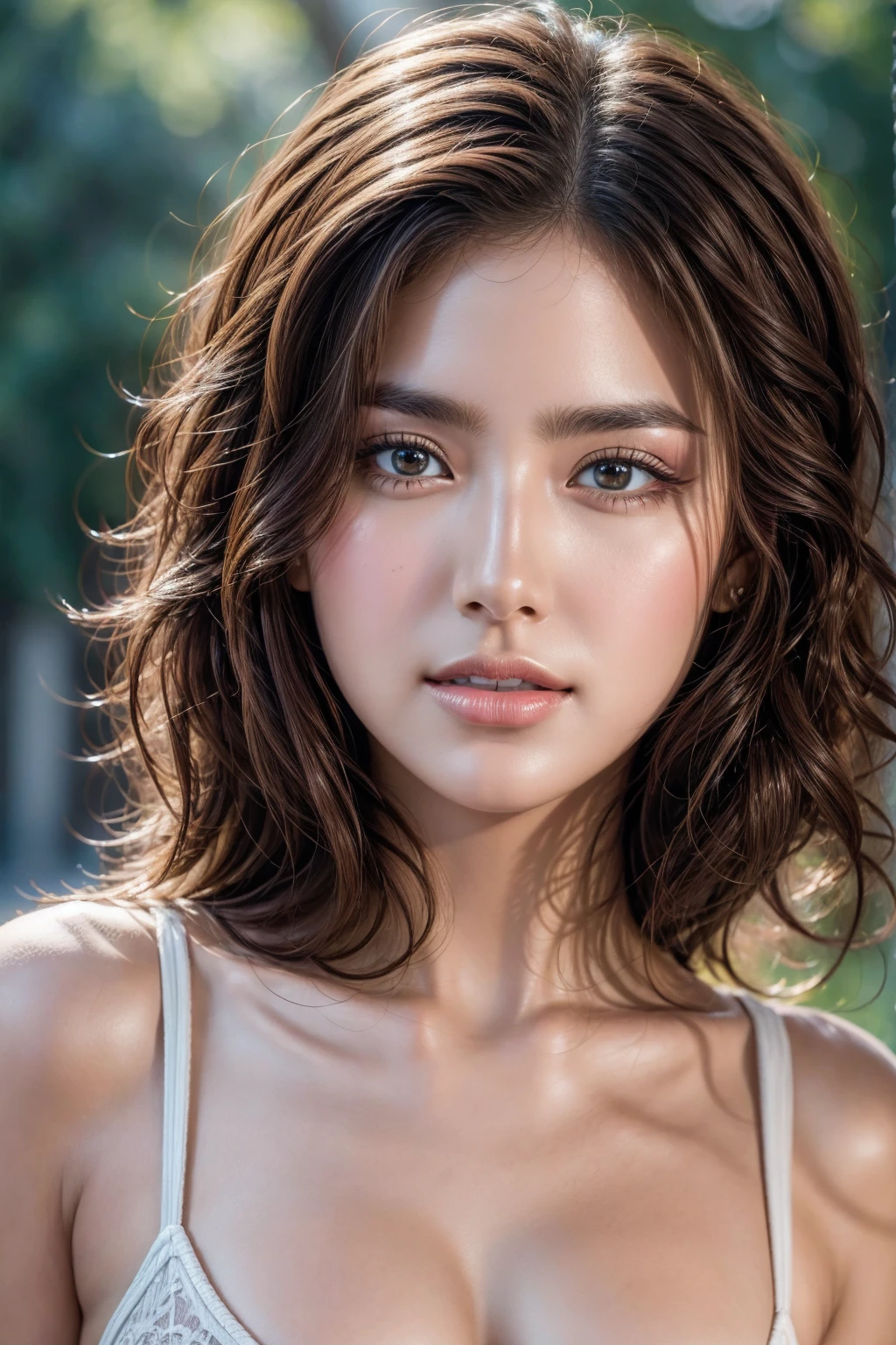 cute 18 year old Tunisian girl's face and body (by  Makoto Shinkai and  Stanley Artgerm  in the style of  Shintaro Kago :1.50),  messy_hair , huge smile, v neck evening gown, big bright eyes <lora:chest_adjust:2> <lora:more_art:0.35> <lora:midjourney:-0.15> <lora:RMSDXL_Enhance:0.50> <lora:RMSDXL_Creative:0.50> <lora:RMSDXL_Photo:0.50> <lora:RMSDXL_Darkness_Cinema:0.50> <lora:clothing_slider:2.00> <lora:great_lighting:1.25> <lora:aesthetic:1.25> <lora:photorealistic_portrait:1.25> <lora:looking_at_viewer:0.75> <lora:attractive:0.75> <lora:XDetail_heavy:0.50> <lora:perfect_eyes:0.15> <lora:perfect_hands:0.15> <lora:dpo:0.25>
