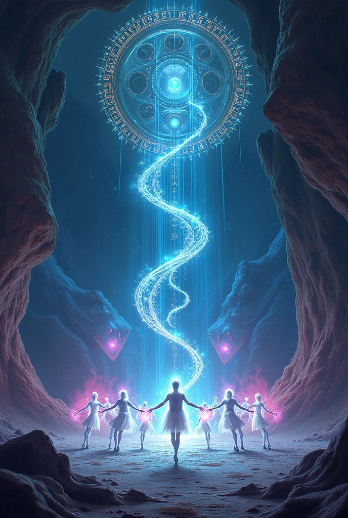 Create Arcturian beings welcoming humans in their process of psychic and spiritual healing
