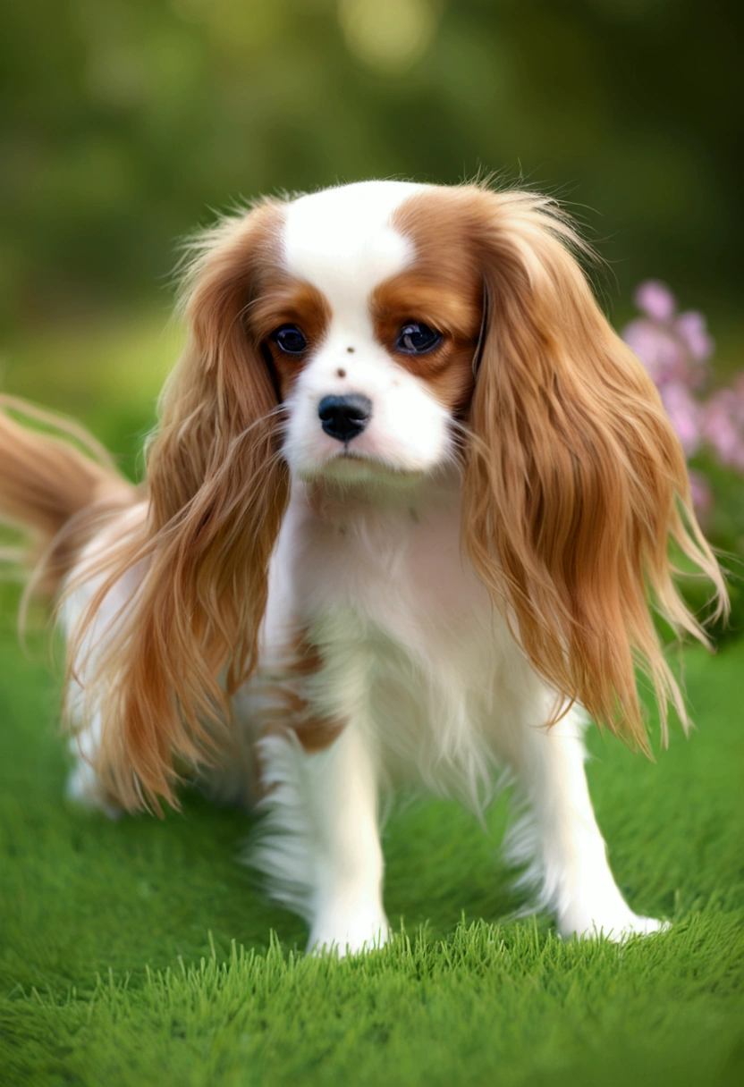 (3 dogs:1.2) playing in center, NOBLEDOGS_CTS, NOBLEDOGS_CKCS, (Phalene and Papillon dogs with long hairs blown by wind:1.3), (smiling and waving its tail:0.7), dark eyes of cute puppies, fit beautiful toy spaniel dogs
BREAK dogs are playing inside (cozy royal garden:1.1), big size difference in surreal dreamy picture, (unusual surreal perspective:1.2), (low contrast soft pastel drawing:1.1), (cloudy:-0.3) (sky with soft  dimmed light at early morning:0.8), full body detailed photorealistic drawing drawn by hand, (leafs and birds:0.8), (realistic highly detailed turbulent fog:0.8)
BREAK soft focus,  (shallow depth of field, Helios_44_2 swirly bokeh:0.6), (light leaks, gloom:0.4), (analog film simulation:0.8),  