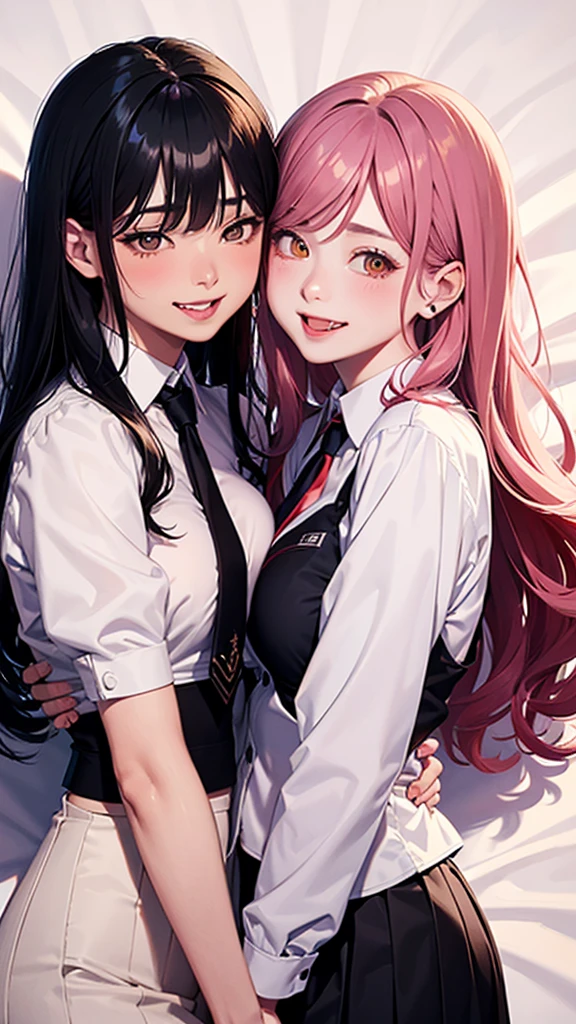 NSFW、8G、highest quality、Highest quality、Real、masterpiece、Mine system、(((Black and pink hair)))、((Knee socks))、(((Two Girls)))、Pink Shirt、Black Skirt、((Twin tails))、(((Idol Group)))、(((stage)))、(((concert)))、Big Breasts、(((Sweat)))、(((Body odor)))、(((pussy)))、(((Love juice)))、(((((Lesbian)))))、(((Licking each other)))