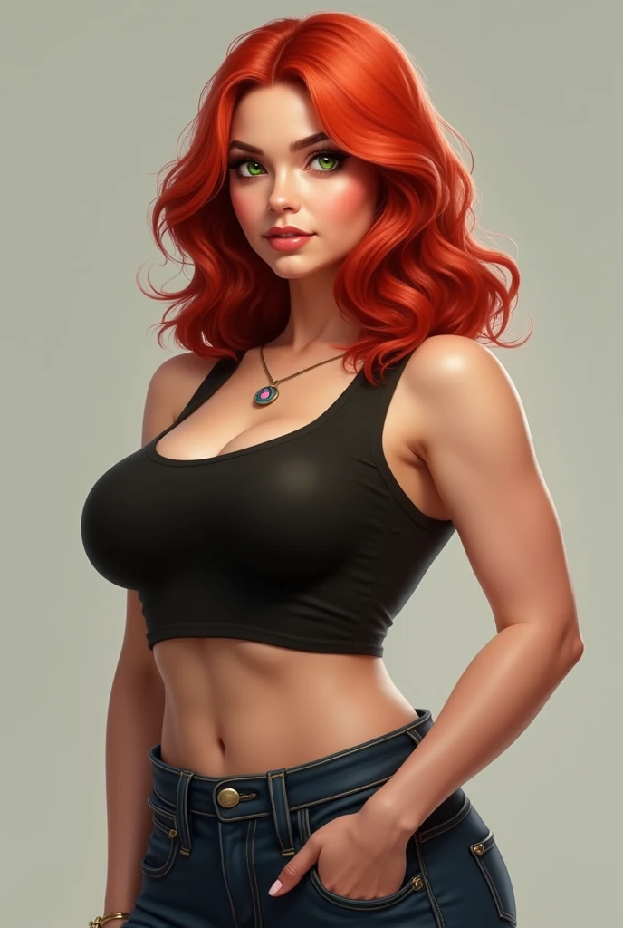 (Extremely detailed 8k wallpaper), foto naked model, short, deeply cut, ice blue loincloth red-haired, confident, fit girl, huge breasts:1.2, perfect anatomy, perfect symmetry:1.2, realistic, realistic face:1.2, perfect face, happy, confident, highly detailed, and dramatic, cinematic lighting, bright scene, soft lights, nsfw:1.4, fit girl, lean girl, cleavage