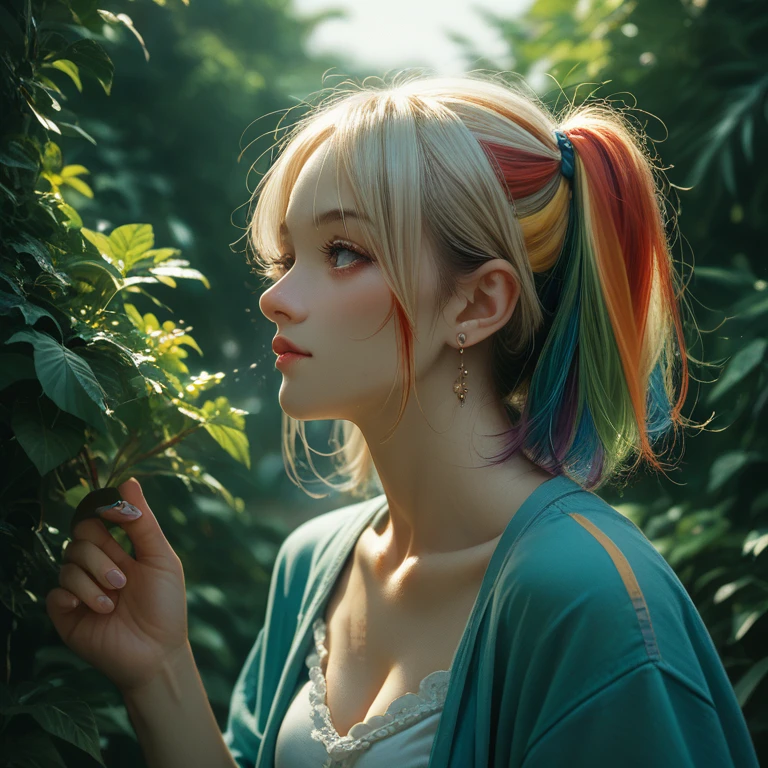 1 girl, rainbow, From Mitsudoue