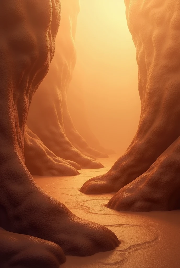 Thick redhead girl in the desert, nude, pouring water on the body