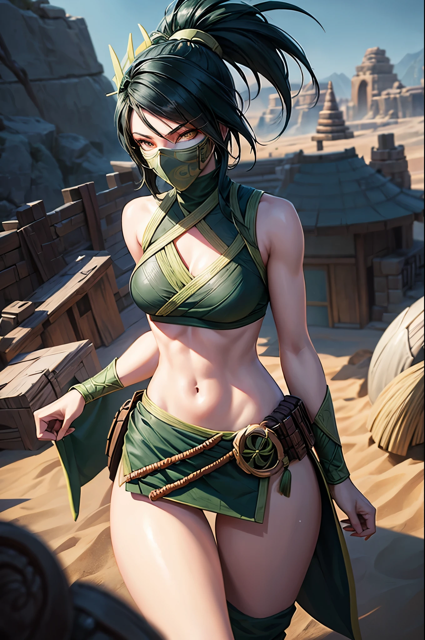 ((best quality)), (Highest image quality) (Detailed eye description) ((masterpiece)) (((akali)), 1girl, (((league of legends))), ((detailed: face)), ((ultra detailed: eyes)), solo, (((muscular))), navel, low camera angle, perfect anatomy, mask, wide hips, huge breasts, toned body, shredded, shiny skin, big thighs, skindentation, fullbody, steam, topless thick thighs, shower, bathing, naked, showering