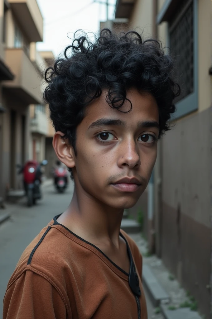 A mischievous boy who lives on the streets and by his wits, and I want it to be for a book cover and not too sexy.,less happy and darker
