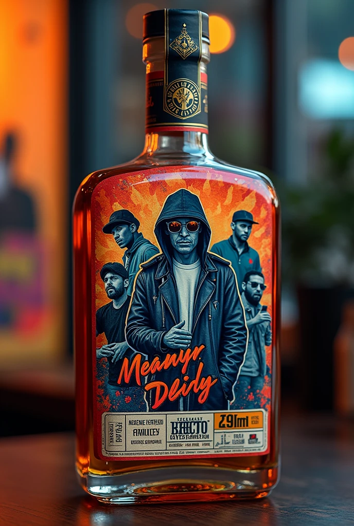 A highly detailed illustration drawing, anime, here is my vodka, pop art, typography, vintage paper, the rule of thirds, trending on artstation, UHD