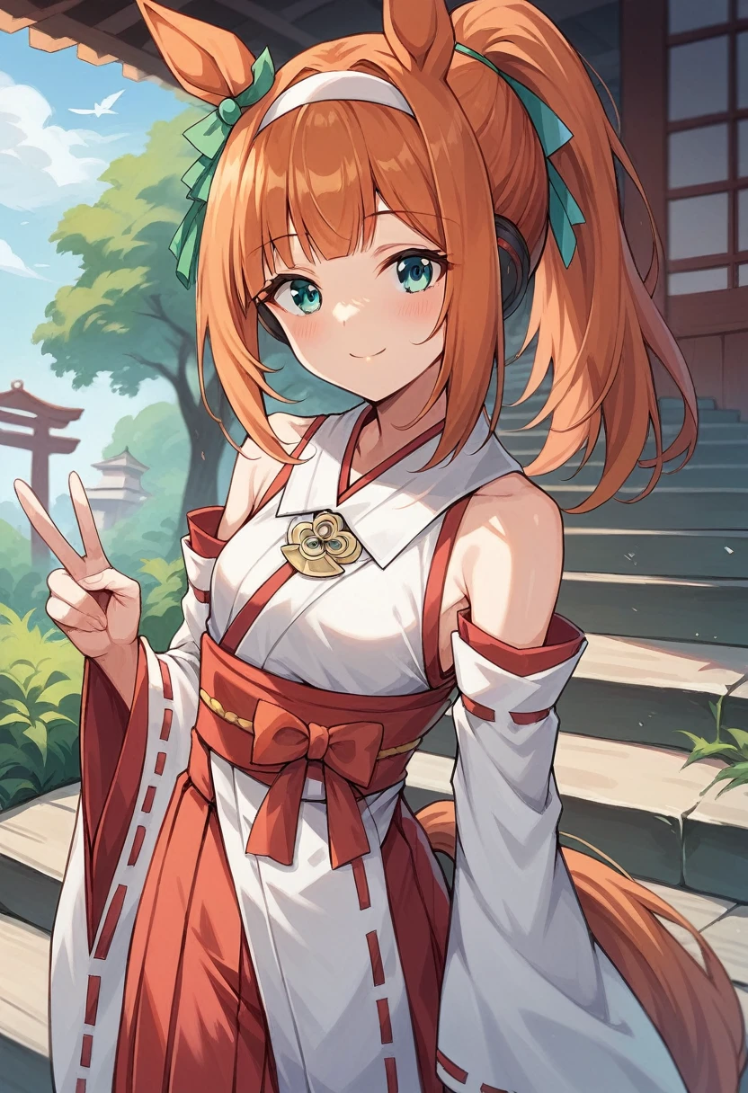 Best quality, highly detailed, masterpiece, ultra detailed, (reality: 1.2), 1 girl, (white background), background, delicate eyes, ), girl with orange hair and fox ear, red eye, wearing kimono japanese fighting scene, fighting demon, dinamic lighting, demon slayer, dinamic effect, cinematic light, anime screenshot