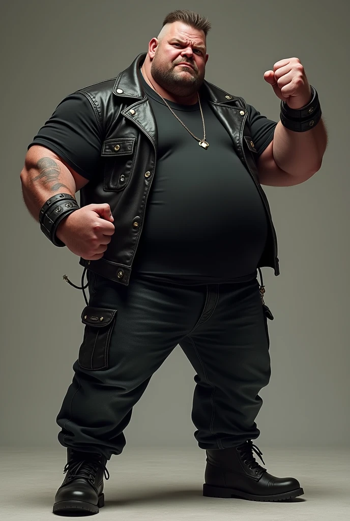Ssbhm solo extremely morbidly obese Jey Uso full body alone
