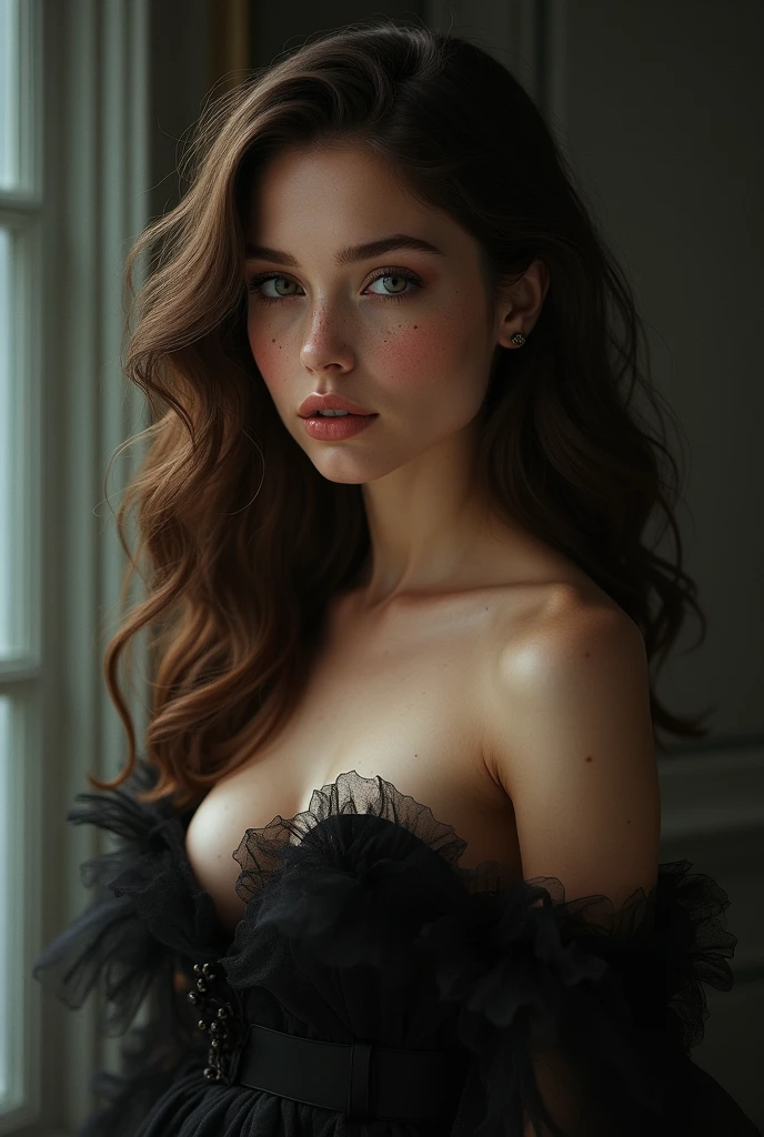 naked 18-year-old Black Skirt girl