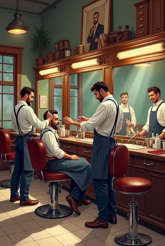 Sold out time slots, scissoring, barbershop