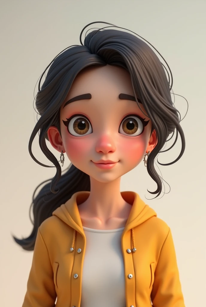 Woman, Young, 25 years, cartoon, character model for game, neutral ...