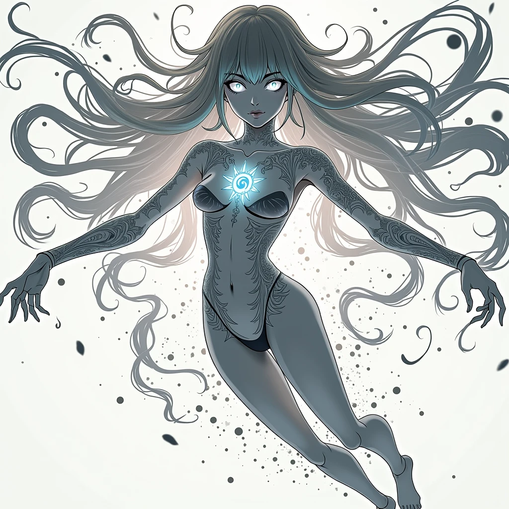 masterpiece,An absurd solution,high quality,8K,
Translucent visibility, (busty girl, NSFW), View your viewers, Golden Eyes、Part your lips, Long tentacle hair, hologram, X-ray, see through body, Clear skin, skeleton, Glowing Skin, Chiaroscuro, Depth of written boundary, (nipples),