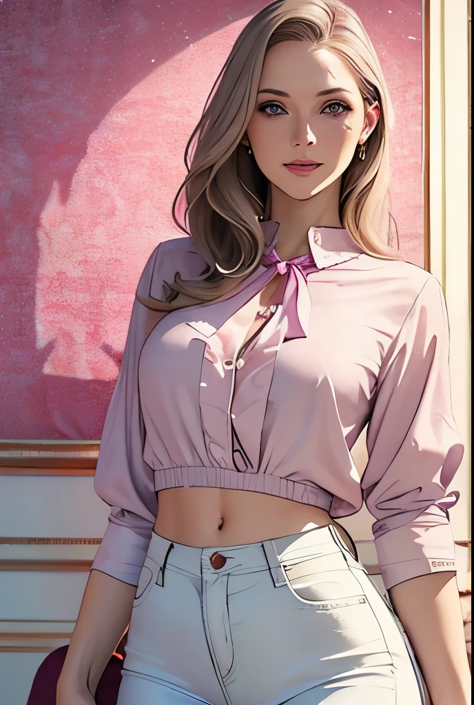 (best quality,4k,8k,highres,masterpiece:1.2),ultra-detailed,(realistic,photorealistic,photo-realistic:1.37),portraits,white panties,blazer jacket,long hair,adorable,full focus charm,studio lighting,vivid colors,soft and warm lighting,delicate details,candid moment,comfortable seating,sassy pose,front view ((blood stand panties,))