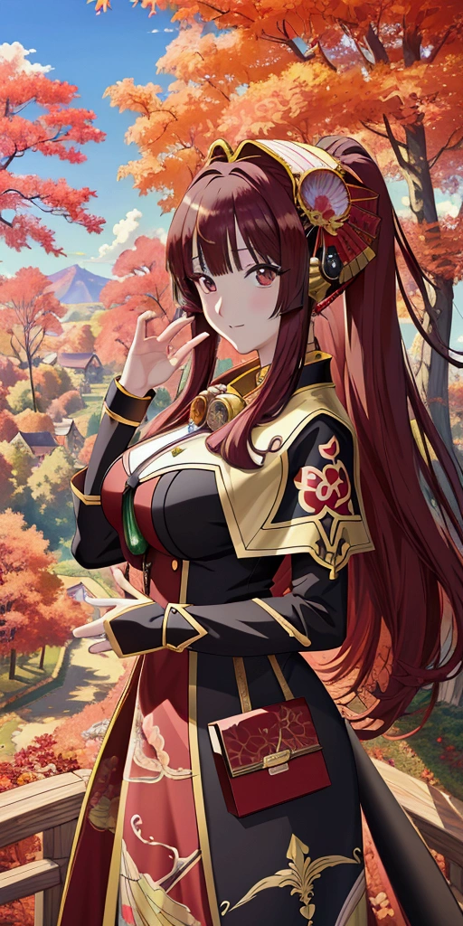 A black woman with red hair and light green eyes, wearing elegant party clothes, with scattered contours and white background, intricate details, low key, watercolor, splash