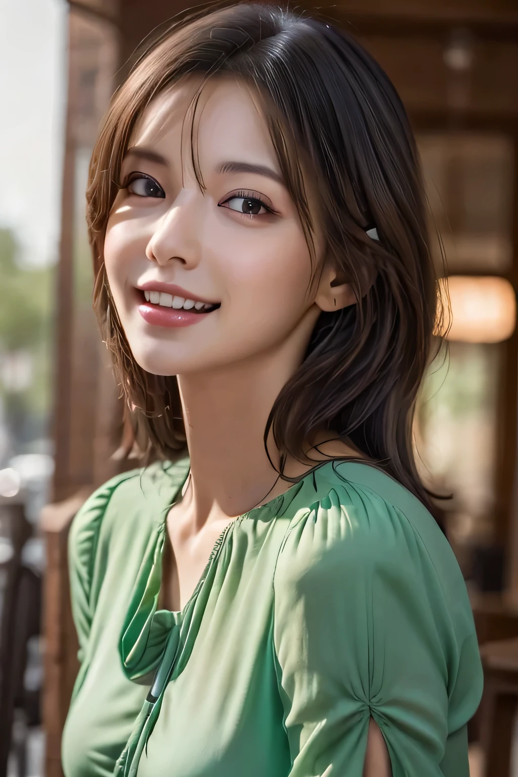 (masterpiece:1.3), (8k, Photorealsitic, Raw photography, Top image quality: 1.4), Japan high school girls、(Random hairstyles:1.2)、cleavage of the breast:1.2、Super Detail Face、Eye of Detail、double eyelid、Bring your chest together、sharp focus:1.2、prety woman:1.4、top-quality、masterpiece、超A high resolution、(Photorealsitic:1.4)、Highly detailed and professional lighting smile、Random outfits、Random environment
