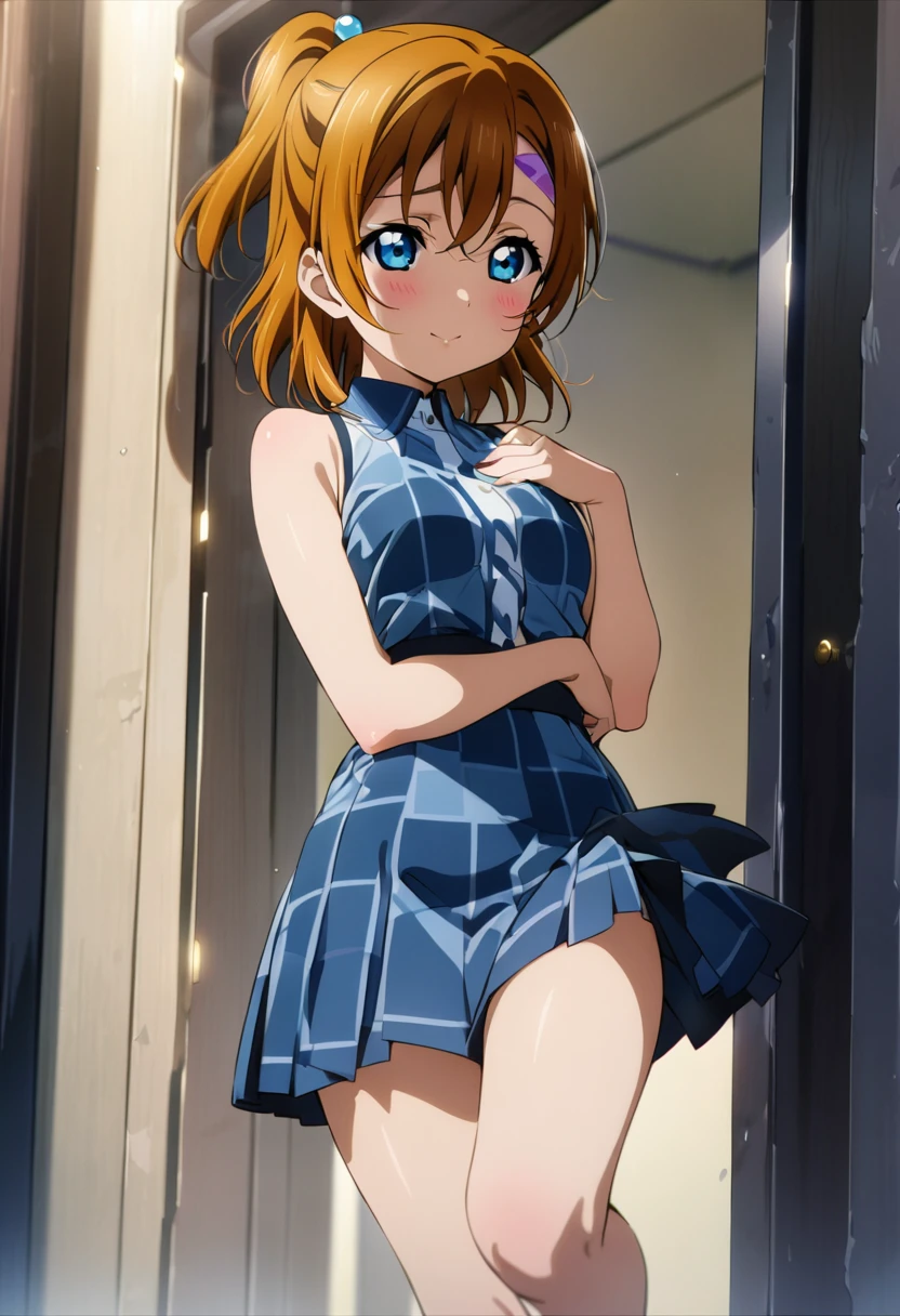 (((Pixel Perfect, Perfect detail))), (Ideal body type), Alone, Solo Girl, Honoka Kosaka, 1, blue eyes, (woman), masterpiece, Best Quality, anime, Love Live!!, {{Honoka Kosaka: 1.5}},((Witch Meg&#39;s Dress:1.5)),((Clothed sex))),((vaginal penis)),(((Missionaries, Lying down,))),((above/Missionaries)), ((Sex with a man:1.3))),(nsfw), ((nude)), (small 胸),(Pussy Line,), (A patient face), (Tears in my eyes: 1.3),(blush), hotel room, (Flip-up skirt), (Half naked), (blue eyes, Orange Hair, One-sided ponytail, Short Hair),(Bloody penis: 1.2),(trembling),(Spread your legs:1.2)((arched back:1.1)),