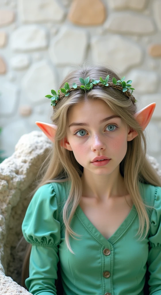 A cute goblin girl that look like an elf