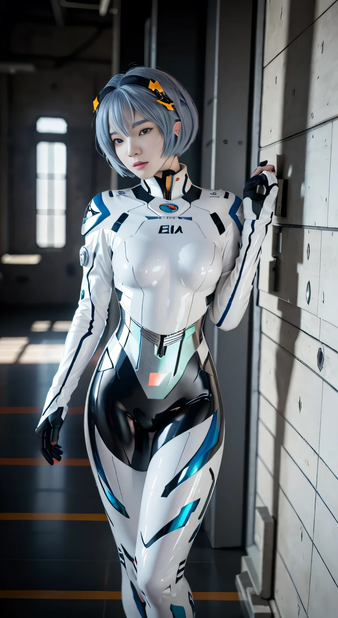 ((Best quality)), ((masterpiece)), (detailed:1.4), 3D, Rei Ayanami，ReiAyanami, red eyes,HDR (High Dynamic Range),Ray Tracing,NVIDIA RTX,Super-Resolution,Unreal 5,Subsurface scattering,PBR Texturing,Post-processing,Anisotropic Filtering,Depth-of-field,Maximum clarity and sharpness,Multi-layered textures,Albedo and Specular maps,Surface shading,Accurate simulation of light-material interaction,Perfect proportions,Octane Render,Two-tone lighting,Wide aperture,Low ISO,White balance,Rule of thirds,8K RAW,