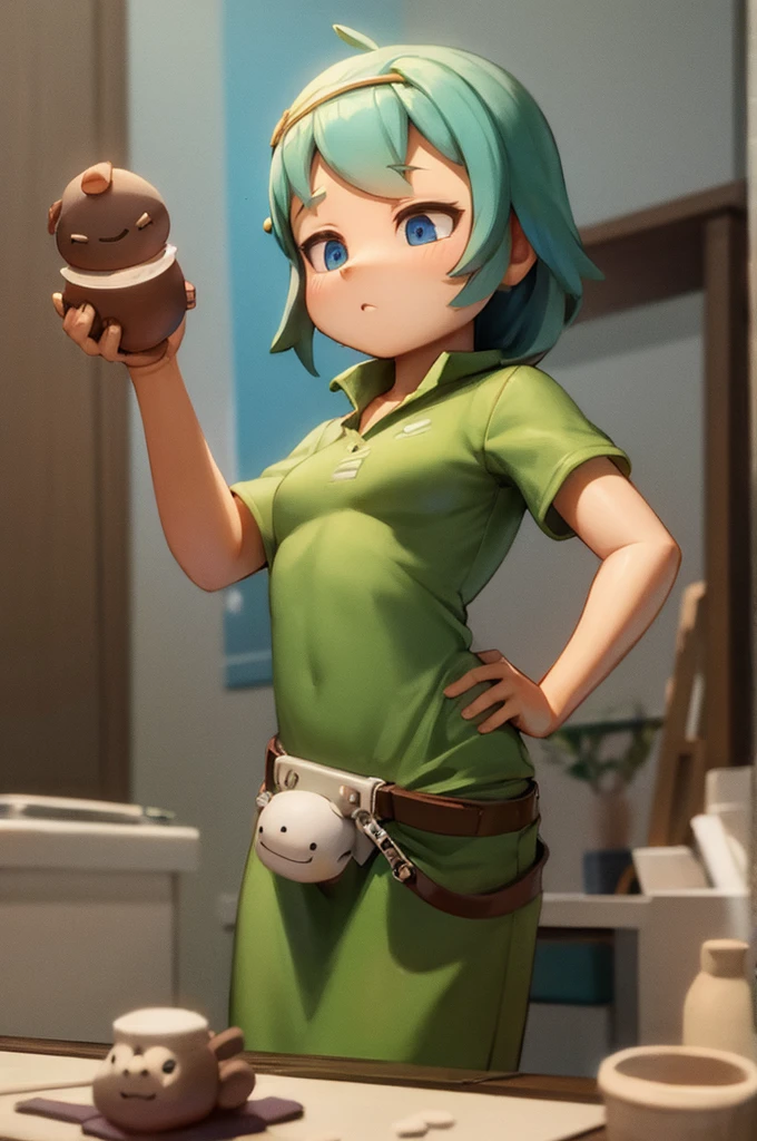 7yo Toph(((loli, no chest, tiny body, petite, small butt))) lewd posing, nude