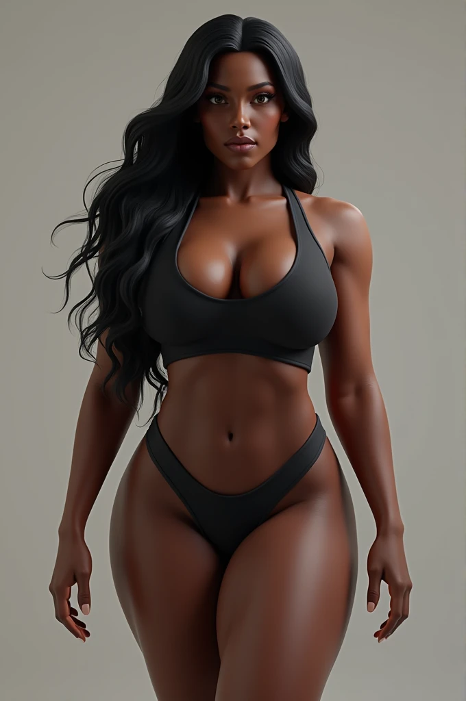 Beautiful Alluring African american woman, Just Skin, Athletic, slim fit body, Slender Hot Body, Elegant shape, Just Skin, Barely dressed, Revealing dress, split, Beautiful Face, Octane render, Digital art, extreme detail, 4K, ultra HD, polished, Beautiful, hyper-detailed, difficult, Develop, Meticulous, photorealistic, Sharp Focus, oops, character design, unreal engine, 3D rendering, Volumetric lighting, reflections, Glossy, digital illustration, sensual pose, defiant pose, vulgar, full body shot, Anatomically correct 💖❤💕💋❣
