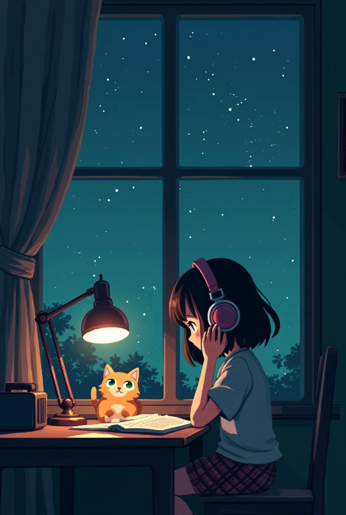 lofi chill illustration 