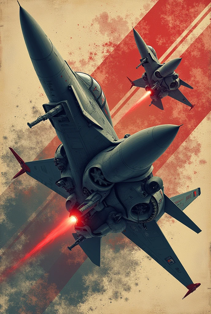 The MiG-15 fighter group and the F86 fighter group fought fiercely over the desert