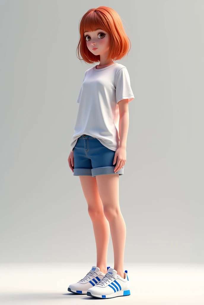 create a teen girl without cloths,3d