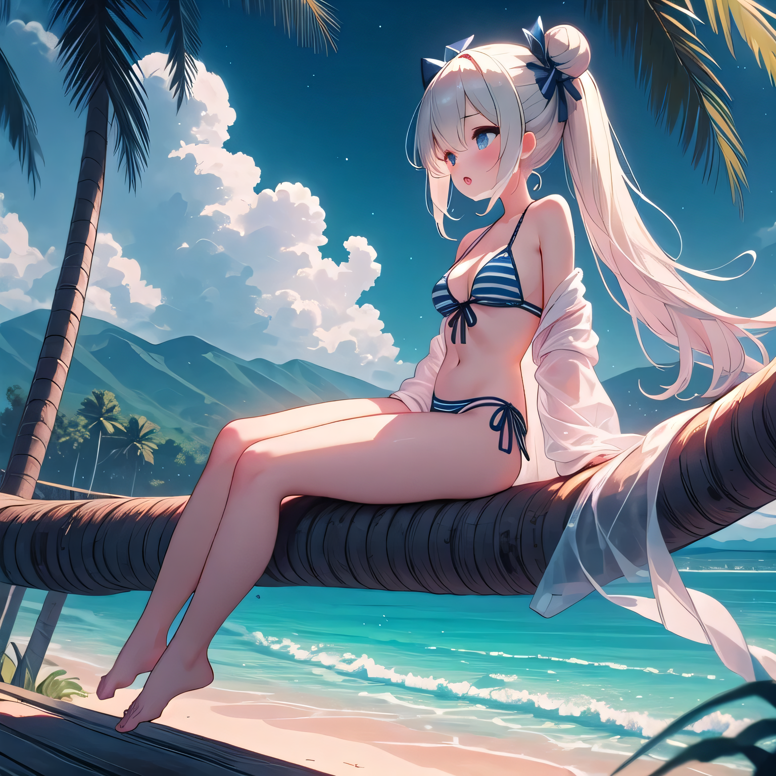 girl like palm tree 1